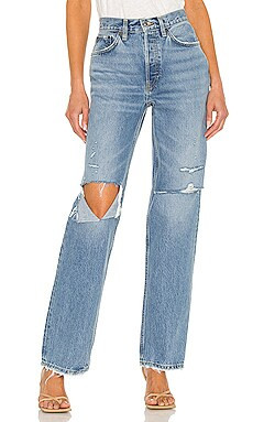 RE/DONE Originals 90s Comfy Jean in Sunfaded Destroy from Revolve.com | Revolve Clothing (Global)