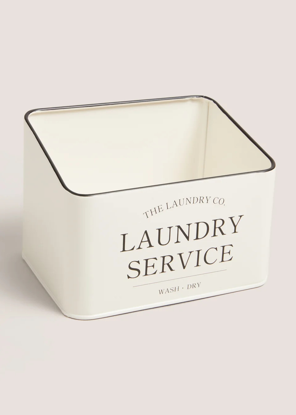 Laundry Co Wash Up Tin (13cm x 17cm x 9.5cm) | Matalan (UK)