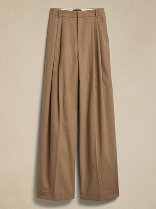 Siena Wide-Leg Italian Wool Pant | Banana Republic (US)