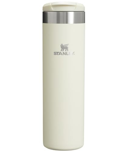 Stanley AeroLight Transit Bottle 20 oz | Locking Drink Through Lid | Leak Resistant Water Bottle or Coffee Travel Mug | Lightweight Insulated Stainless Steel | BPA-Free | Cream | Amazon (US)