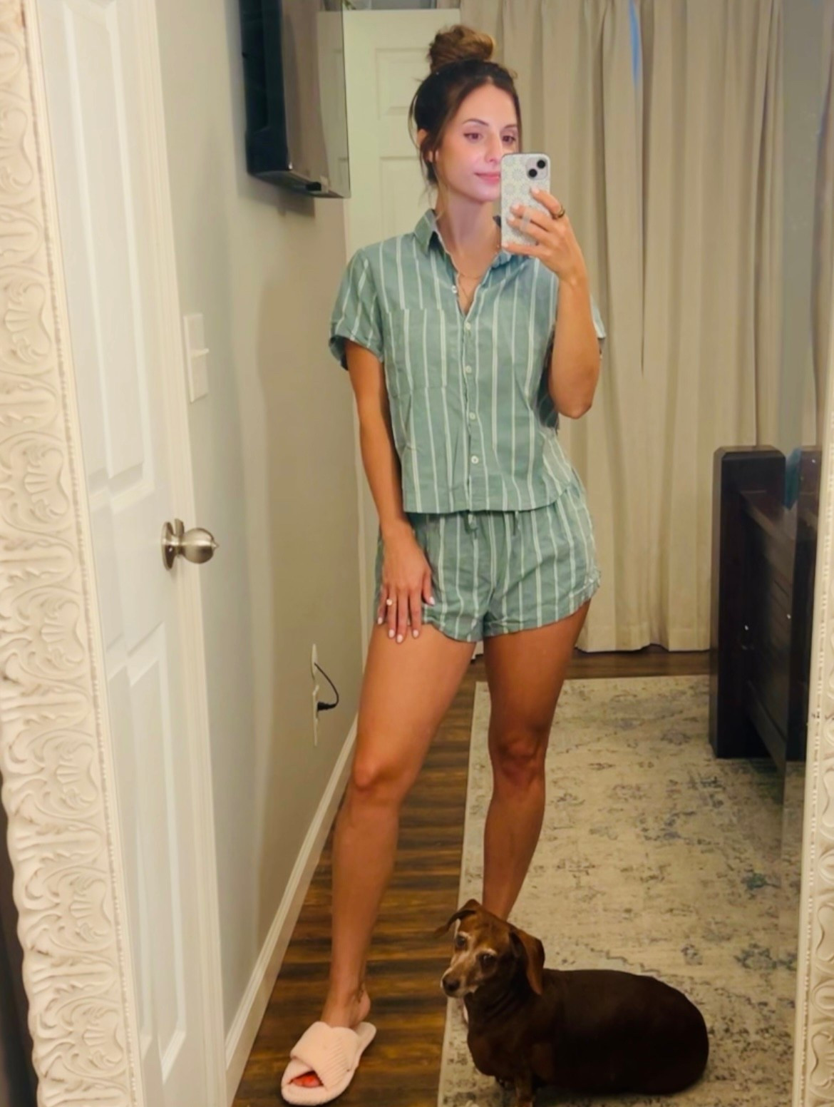 I love a cute and cozy PJ set so I had to grab this one at Target! Also available in pants! 

#LTKFindsUnder50