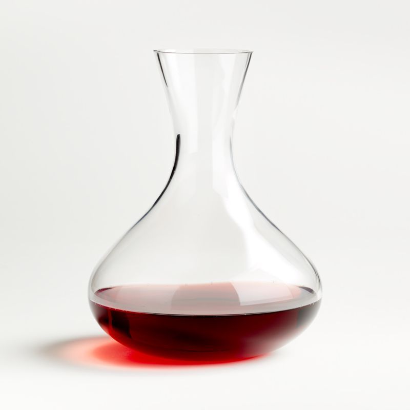 Hip Wine Decanter + Reviews | Crate and Barrel | Crate & Barrel