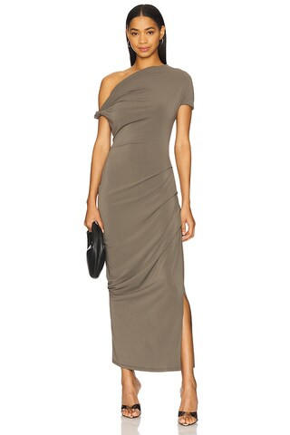 Paris Georgia Elemental Ida Dress in Mushroom from Revolve.com | Revolve Clothing (Global)