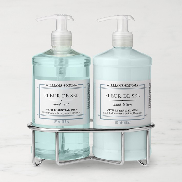 Williams Sonoma Fleur De Sel Hand Soap &amp; Lotion 3-Piece Set | Williams-Sonoma