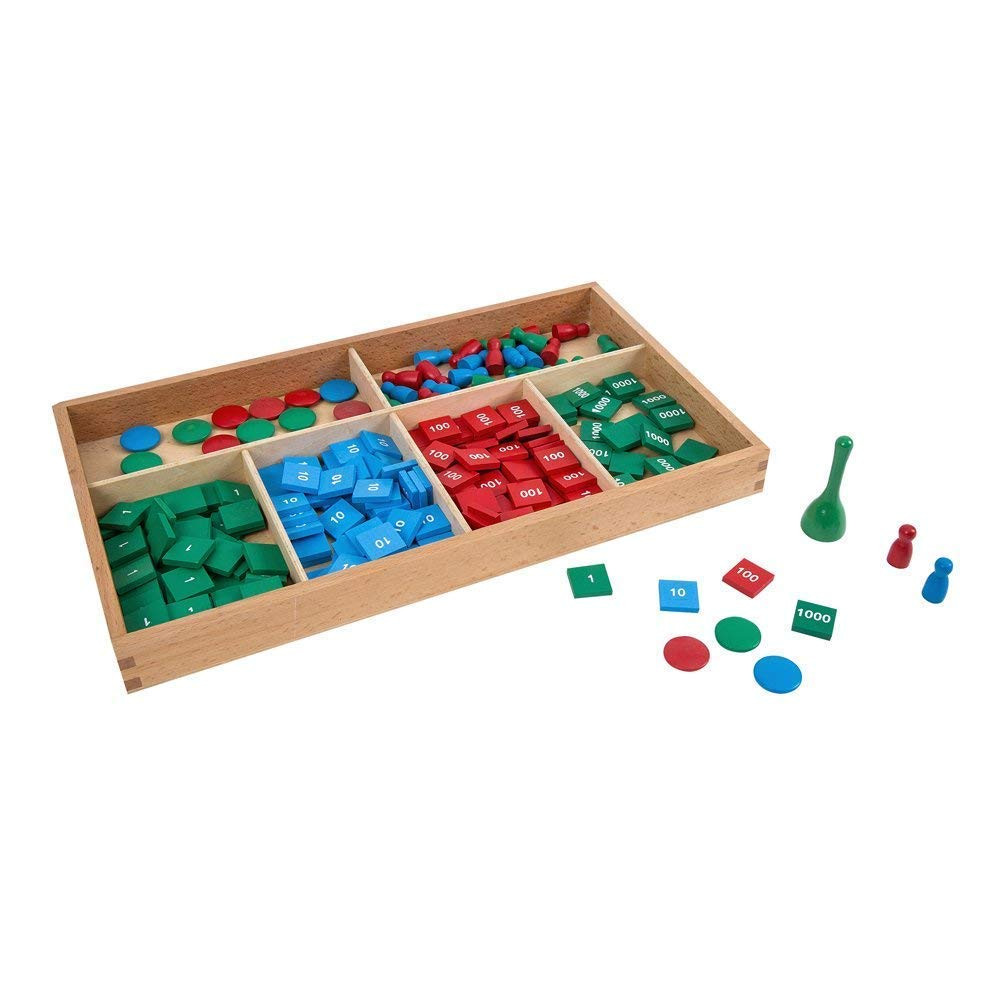 Montessori Math Materials - Stamp Game for Preschool Early Learning Tool | Amazon (US)