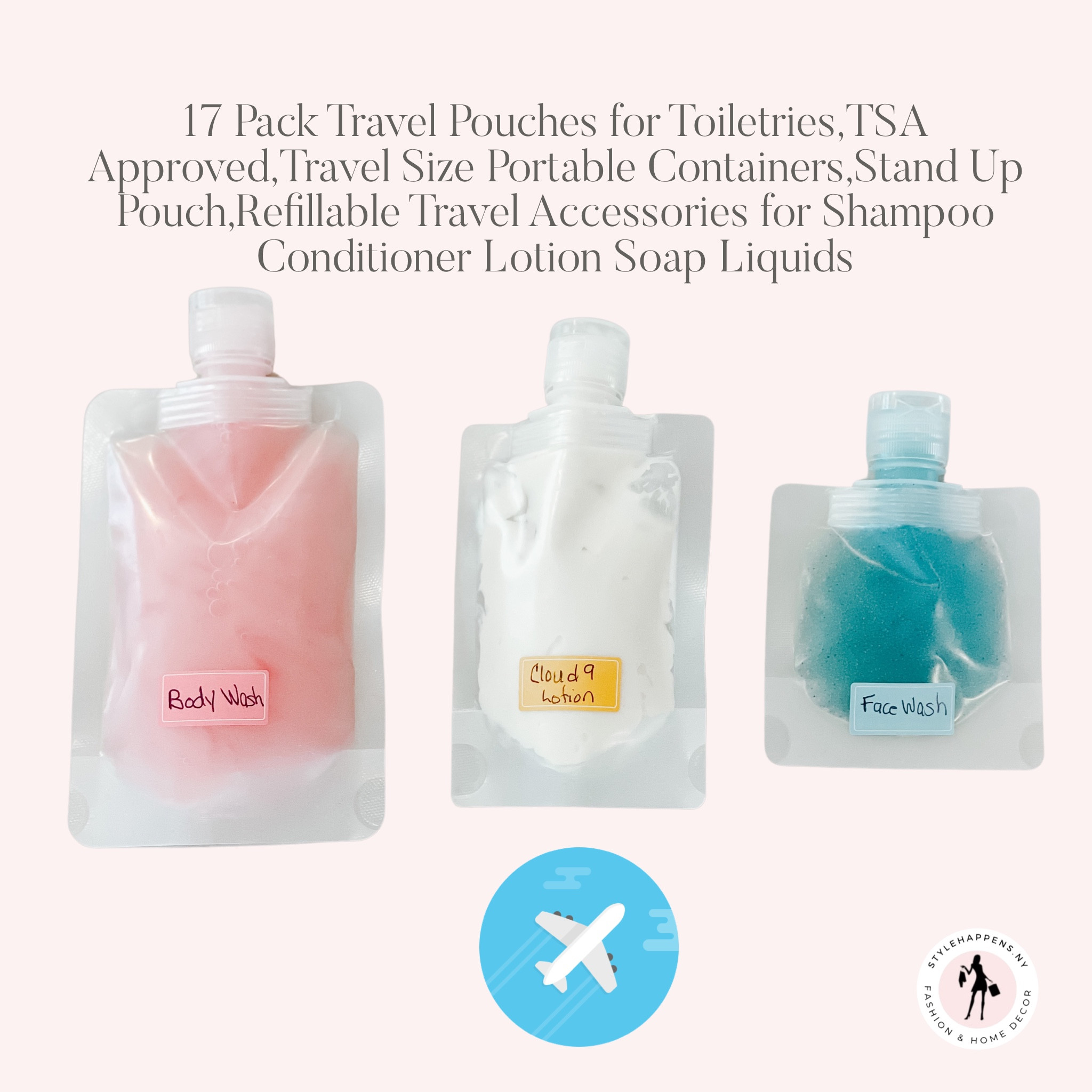 THE BEST!! These containers saves space & weighs less than bottles when traveling. 
**Highly Recommend 


#LTKstyletip #LTKtravel #LTKbeauty