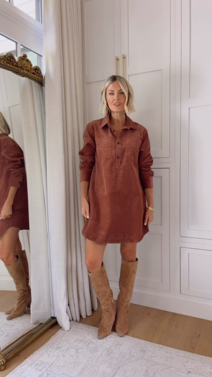 This is such a cute fall dress, and it’s so affordable! It also comes in a dark denim wash, which I love as well! Wearing XS!

Loverly Grey, Old Navy, fall dress, mini dress, affordable fall dress, long sleeve dress

#LTKSeasonal