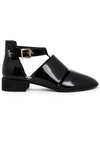 Click for more info about New Rome Glossy Black Ankle Strap Shoes