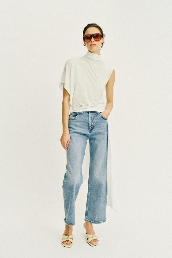 Z1975 HI-RISE STRAIGHT JEANS | Zara US