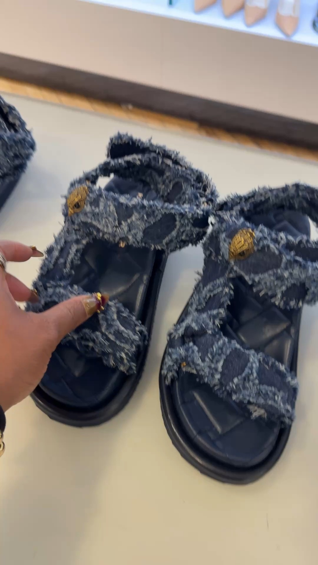 Dad sandals got a denim upgrade.

These denim dad sandals are the kind of casual shoe that still gives the outfit something to talk about. I love the frayed denim straps, quilted footbed, chunky sole, and gold hardware detail because they feel easy, comfortable, and way more interesting than a basic flat sandal.

Style Tip: Wear them with wide-leg jeans, cuffed shorts, linen pants, or a simple summer dress when you want comfort without the outfit falling flat.

Kurated by Kéla

#LTKootd #LTKgrwm #LTKTravel