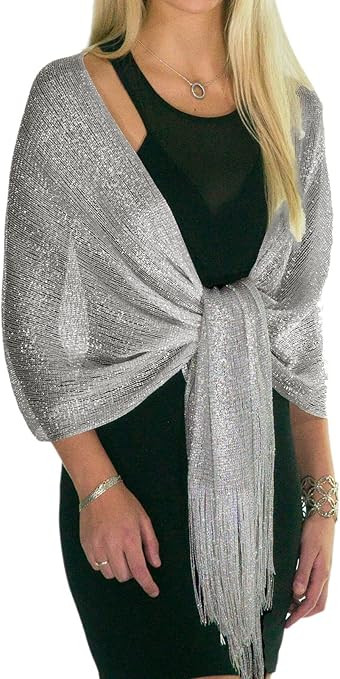 ShineGlitz Shawls and Wraps for Evening Dresses, Womens Shawls and Wraps, Dressy Shawls and Wraps... | Amazon (US)