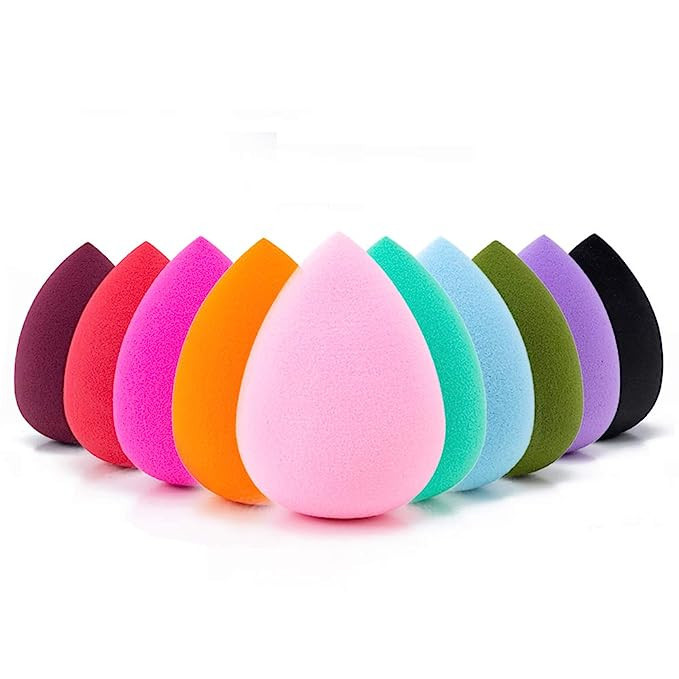 AJOKE 10 Pcs Perfect Makeup Sponge Set Blender, Beauty Sponge Makeup Blender Flawless for Liquid,... | Amazon (US)