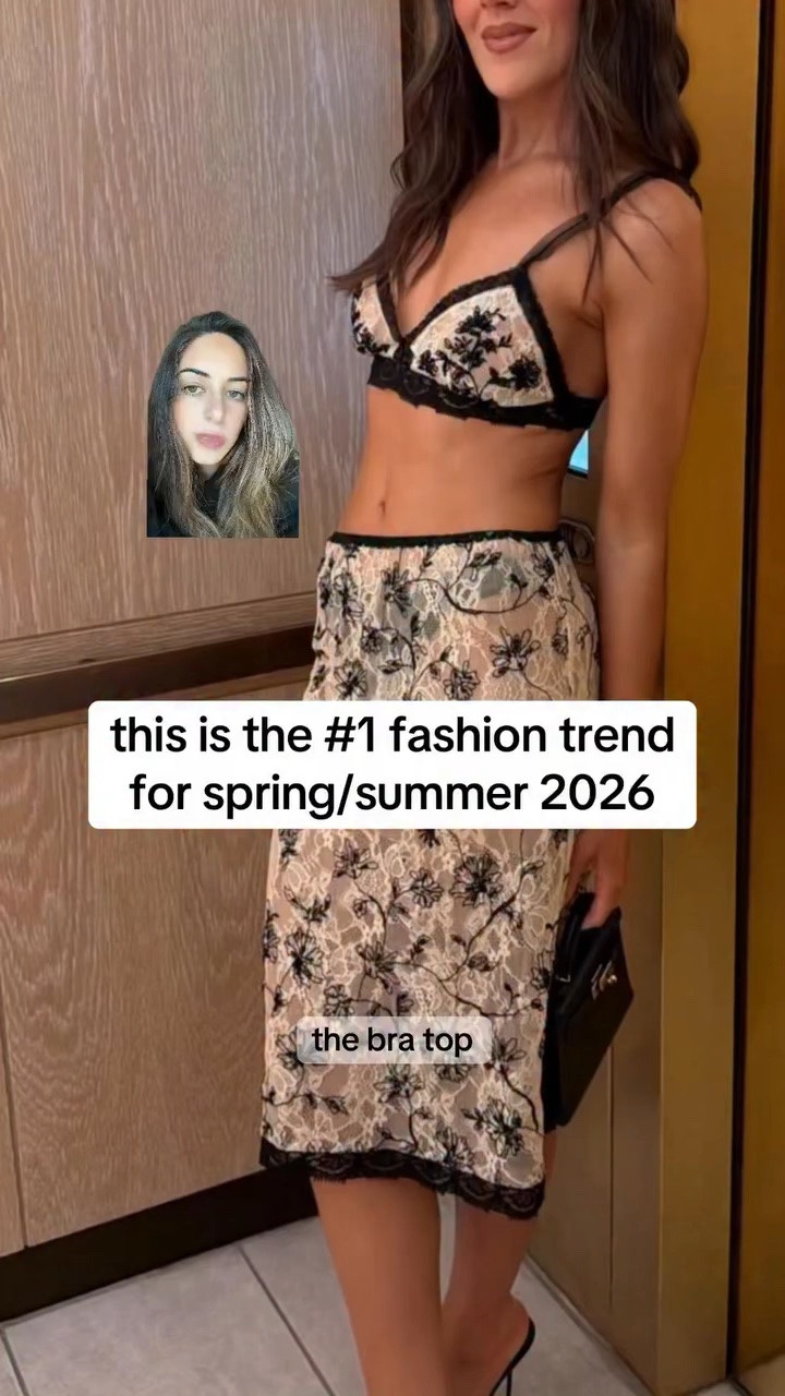 bralette tops are the #1 fashion trend for spring/summer 2026

#LTKootd #LTKSeasonal