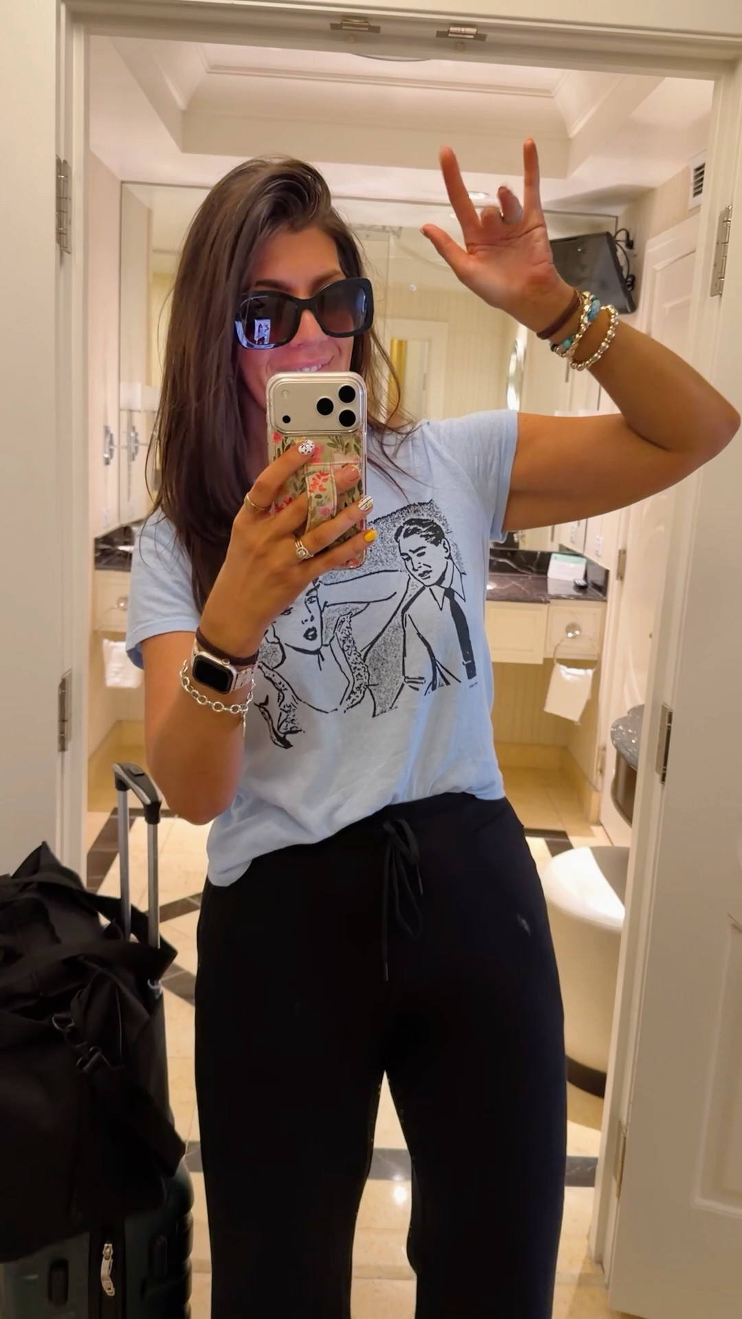 Travel outfit
Tee- sized down!
Lounge pant-medium

#LTKSaleAlert #LTKMidsize #LTKTravel
