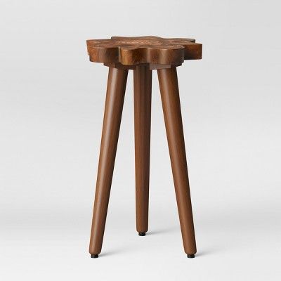 Buckland Live Edge Accent Table Brown - Threshold™ | Target