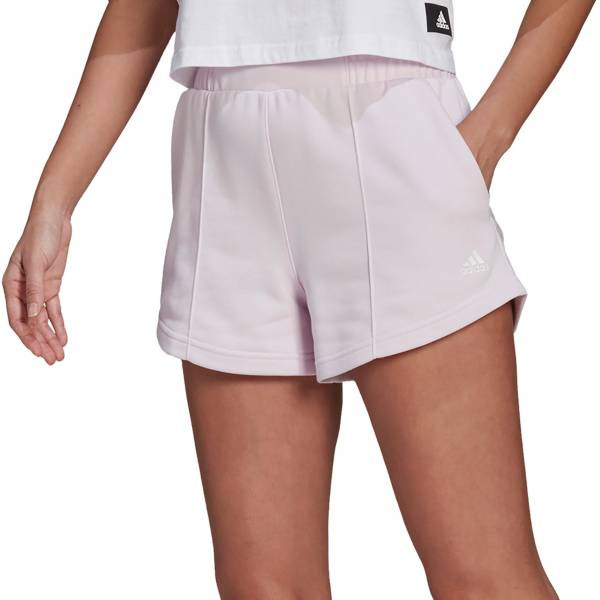 adidas Women's Hyperglam French Terry Shorts | DICK'S Sporting Goods | Dick's Sporting Goods
