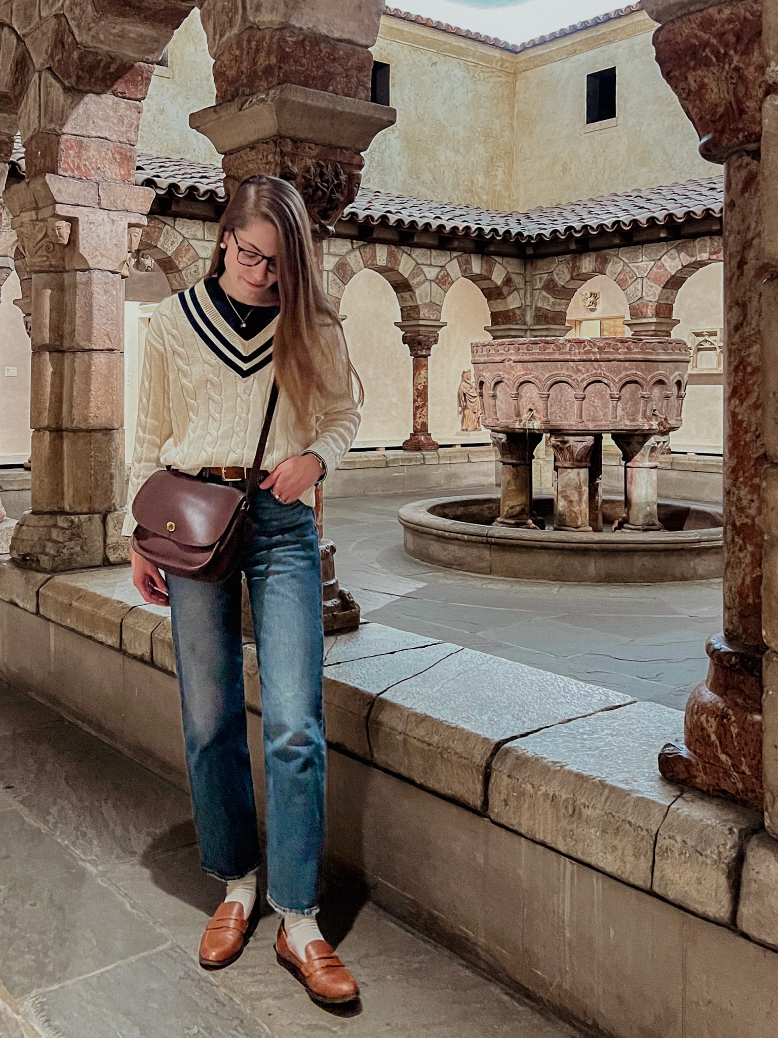 Polo Ralph Lauren, classic style, preppy, loafers, winter fashion, winter style, cable knit, minimalist, coach bag, vintage coach, levis 

#LTKStyleTip #LTKShoeCrush #LTKItBag