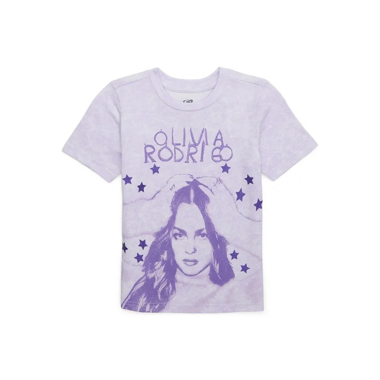 Olivia Rodrigo Toddler Girls Graphic Band Tee, Sizes 12M-5T | Walmart (US)