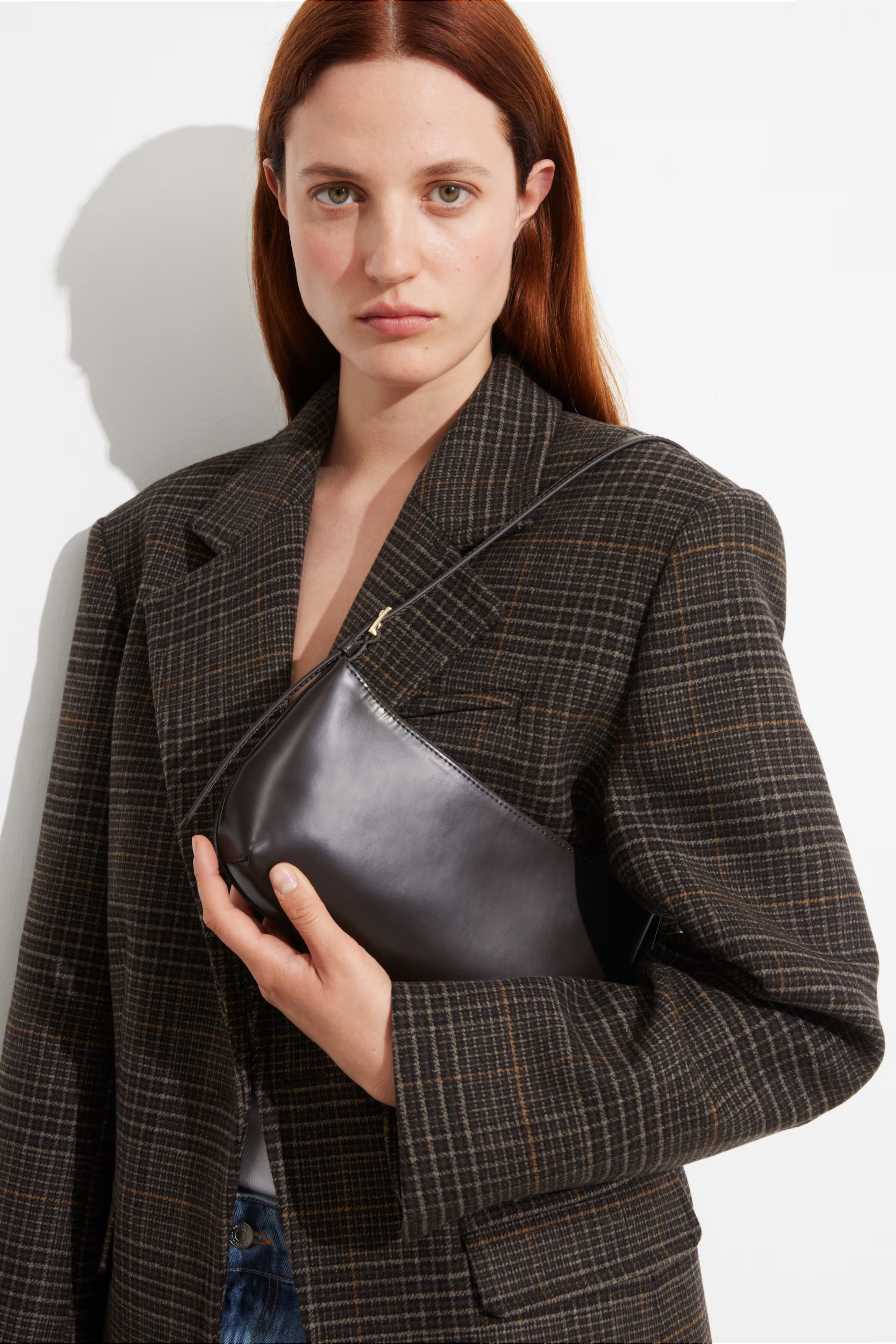 Glossed-Leather Shoulder Bag | H&M (UK, MY, IN, SG, PH, TW, HK)