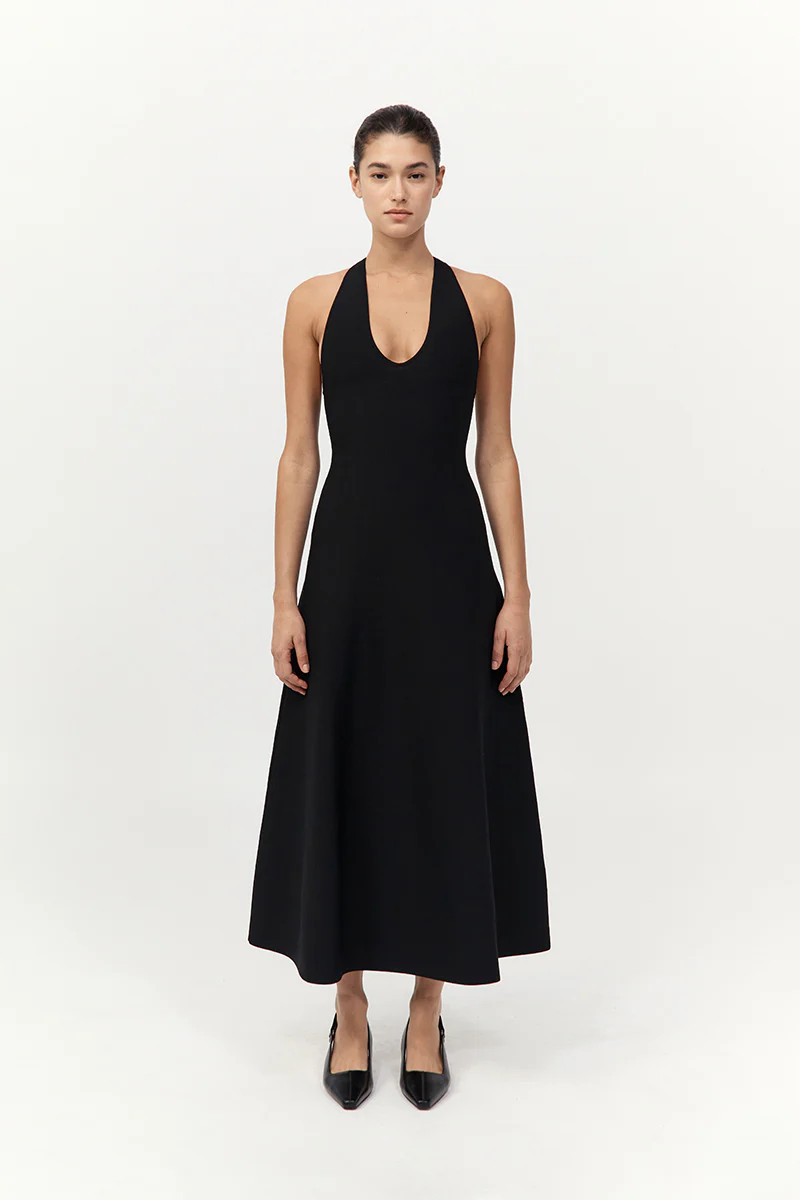 Sculpted Knit Dress - Black | St. Agni (US, UK, EU)