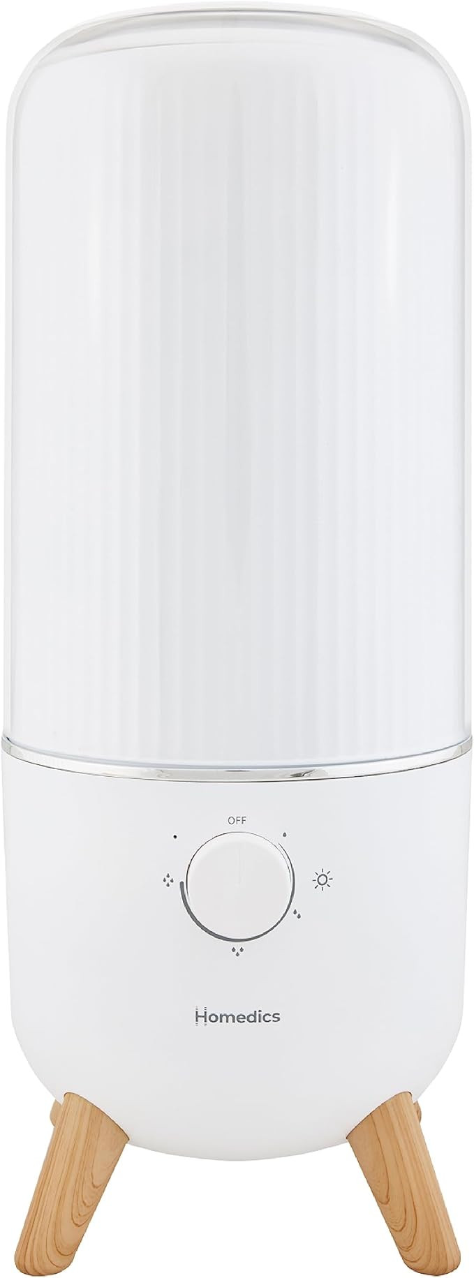 Homedics Ultrasonic Humidifier, Bedrooms and Home Offices, 0.97-Gallon Tank, 45-Hour Runtime, Vis... | Amazon (US)