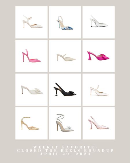 Weekly Favorites- Closed Toe Heel Shoe Roundup - April 29, 2024
#ClosedToeHeels #WomensShoes #HeeledShoes #FashionShoes #Footwear #ShoeLover #HighHeels #ShoeAddict #Fashionista #StilettoHeels #ShoeObsessed #ShoeOfTheDay #WomensFashion #StyleInspiration #ShoePorn #ShoeGame #OOTD #springshoes #TrendyShoes  #ShoeGoals


#LTKSeasonal #LTKstyletip #LTKshoecrush