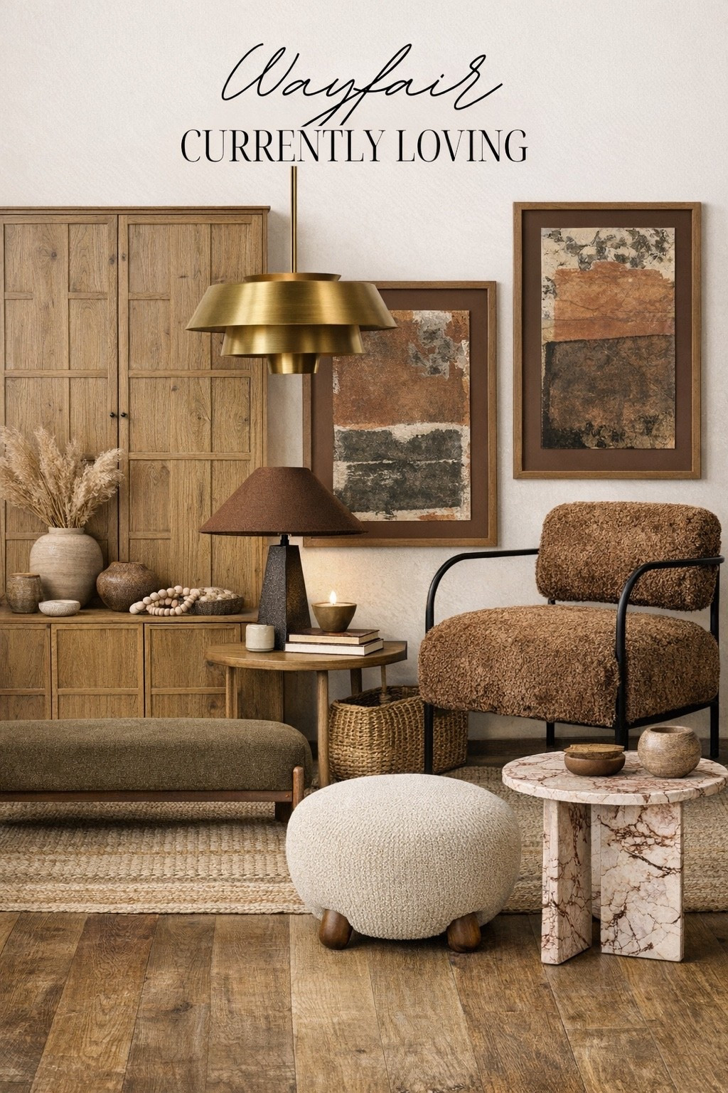 If earthy calm had a home… this Wayfair edit would be it.
Modern organic finds I’m loving — layered neutrals, warm woods, woven texture & effortless style 

#WayfairHome #ModernOrganic #NeutralDecor #EarthyInteriors #HomeStyleInspo #BeigeWhiteGray #CalmSpaces #NaturalMaterials #TexturedDecor #WayfairFinds #CozyHome

#LTKHome