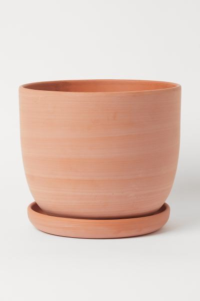 Large Plant Pot and Saucer | H&M (US + CA)