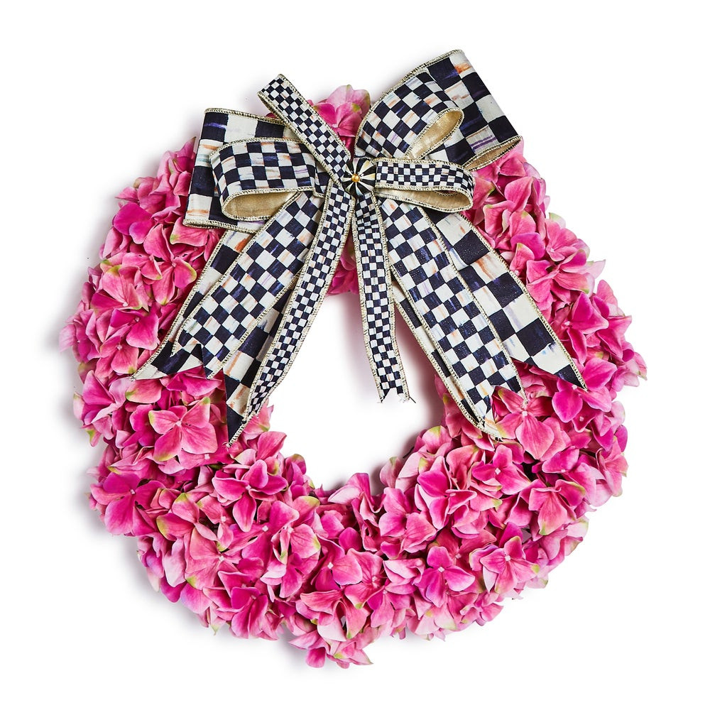 Pink Hydrangea 22" Wreath | MacKenzie-Childs