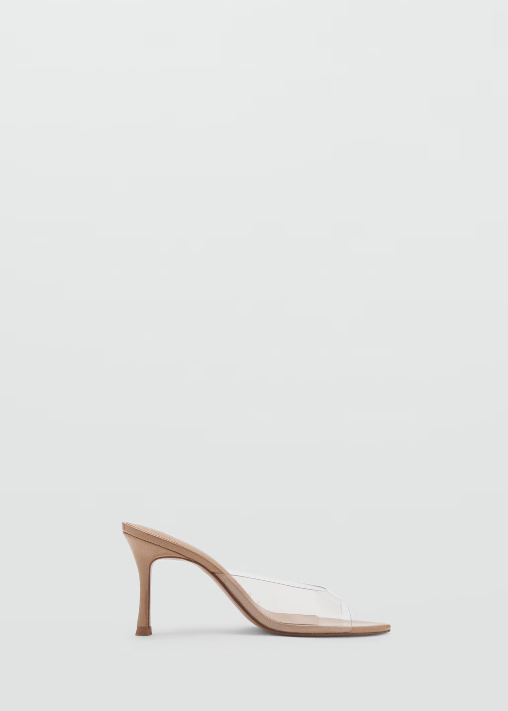 Heeled sandals with vinyl panels | Mango (US/MX/AU)