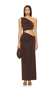 JADE SWIM Yana Dress in Mocha from Revolve.com | Revolve Clothing (Global)