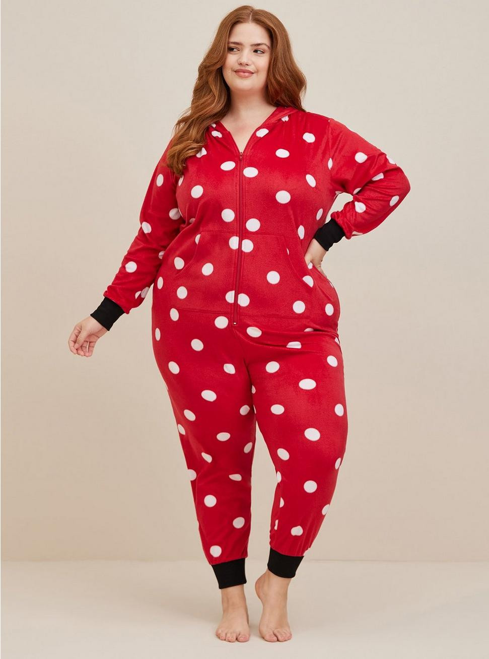 Disney Minnie Mouse Fleece Onesie | Torrid (US & Canada)