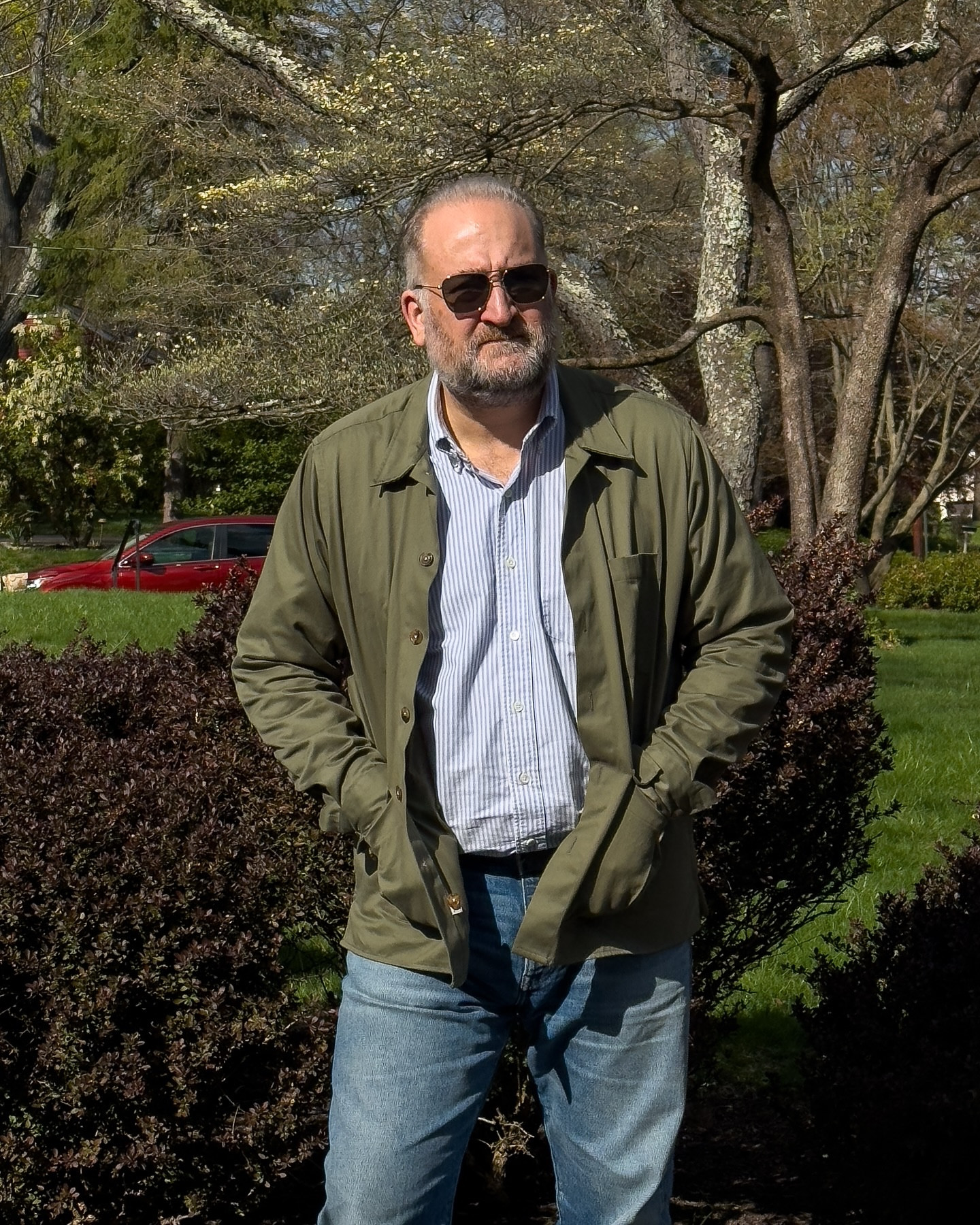 One of my most versatile spring pieces is a green overshirt. I especially like them in a fatigue color like this one. Throw them over anything from a t-shirt to a polo to a button down.

#LTKOver40 #LTKSeasonal #LTKMens