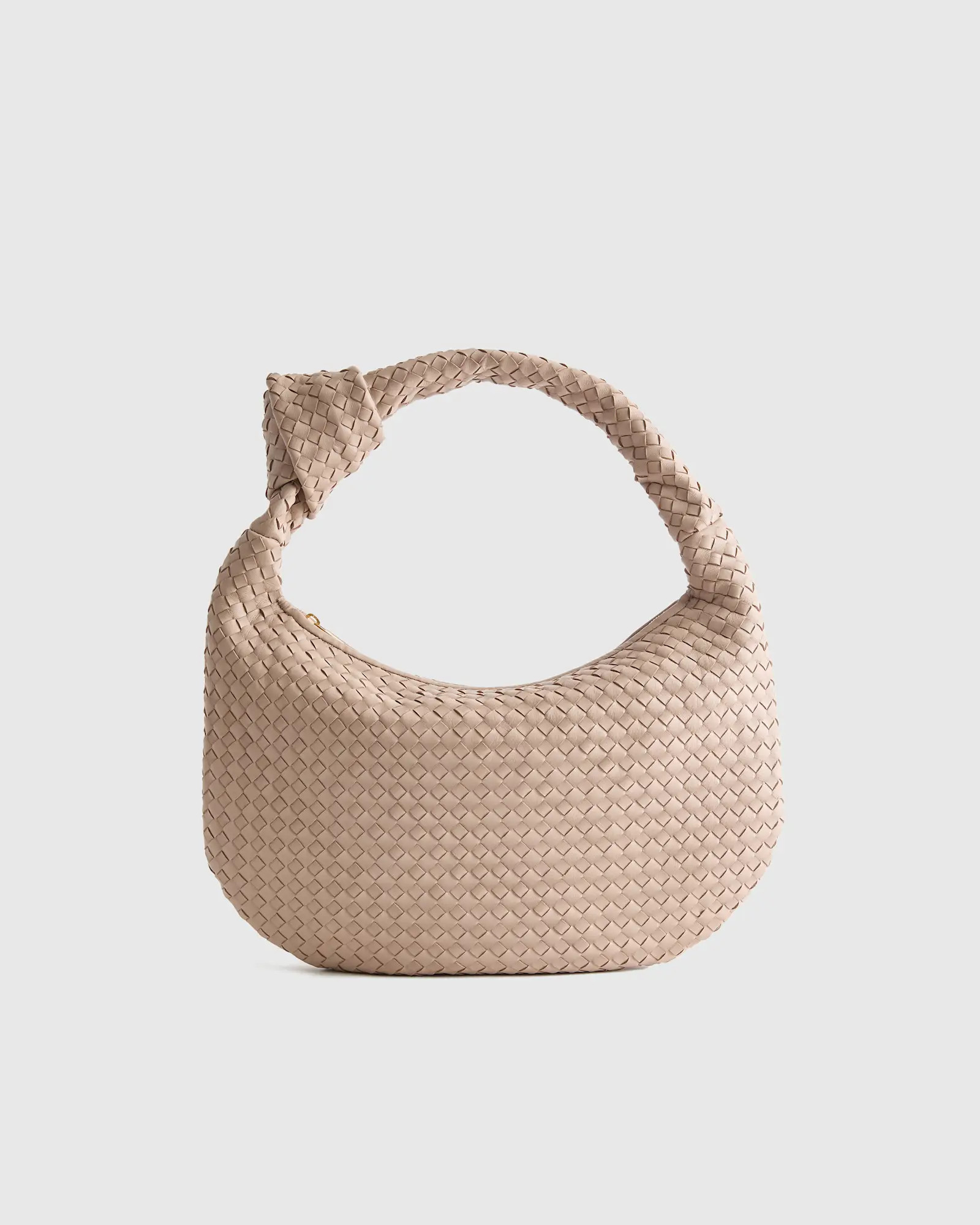 Italian Leather Handwoven Slouchy Shoulder Bag | Quince