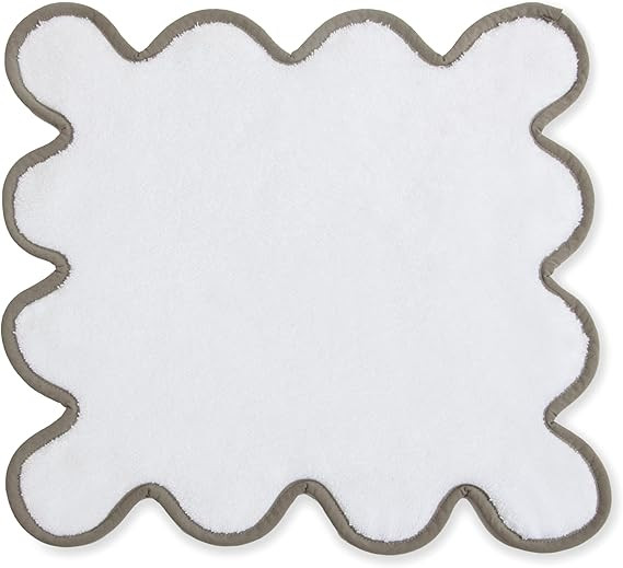 Kassatex Chairish Towels - White/Sage/Washcloth | Amazon (US)