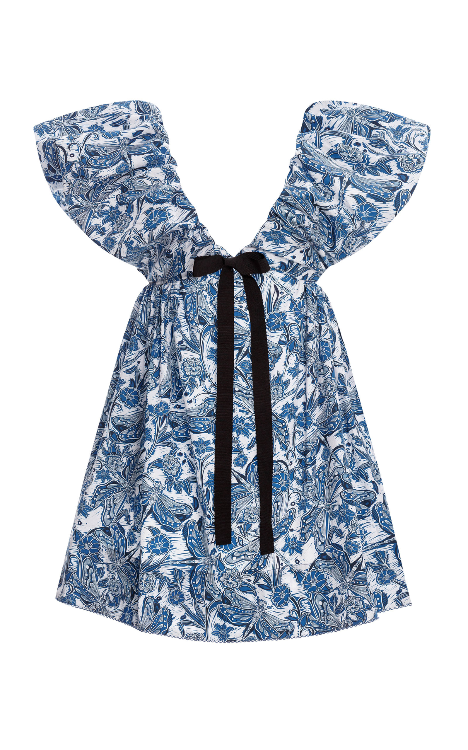 Horizonte Libeulas Noche Cotton Mini Dress | Moda Operandi (Global)