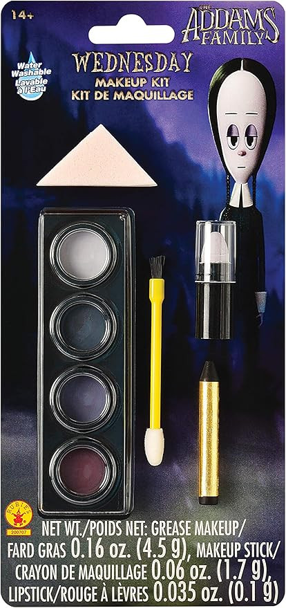 Rubie's Addams Family Animated Movie Wednesday Make Up Kit, One Size | Amazon (US)