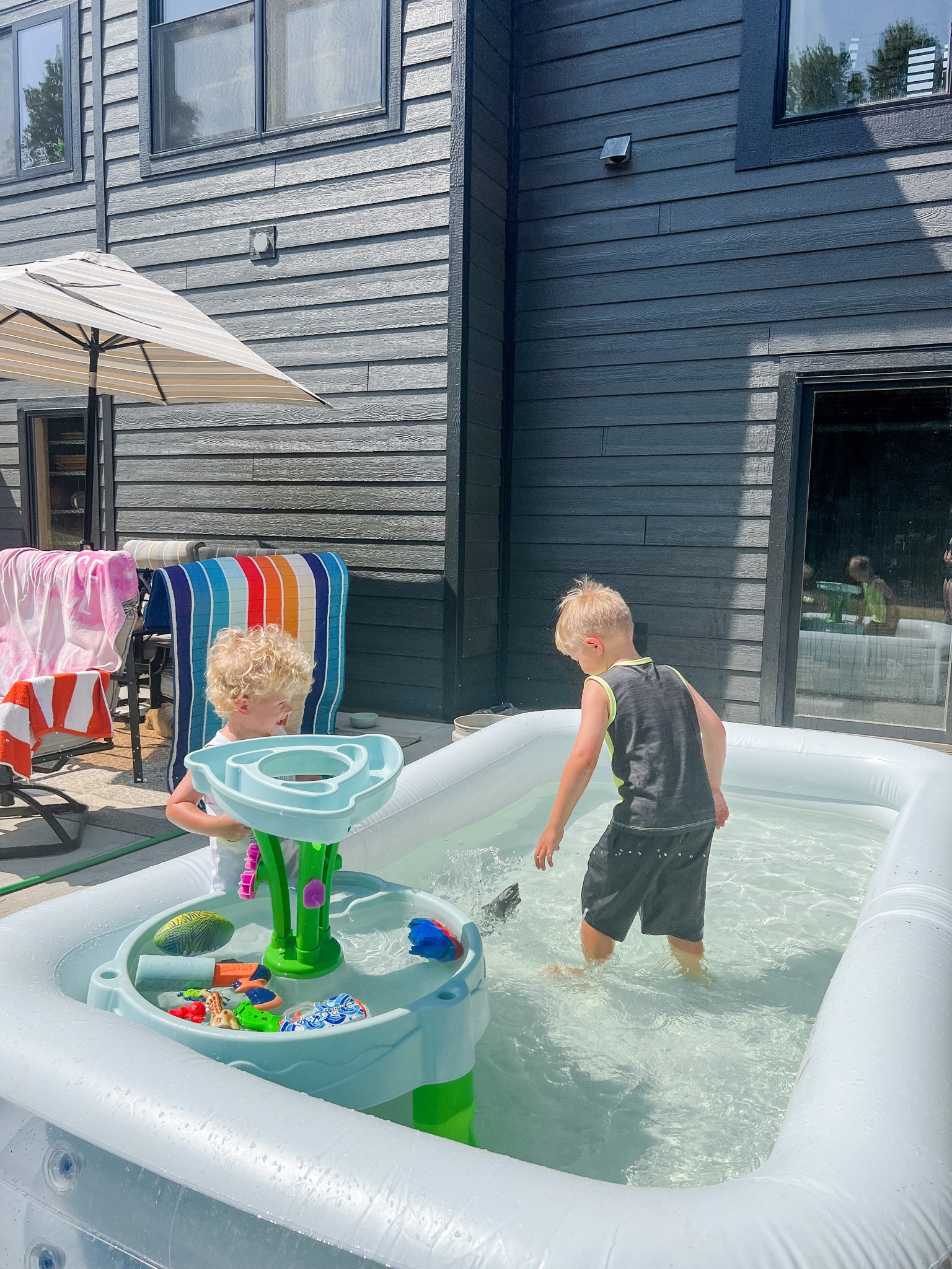 Good for the littles on hot days! 

Pool, toys, water table, summer, spring, blow up pool, target, target finds, kids, toddler 

#LTKkids #LTKswim #LTKSeasonal