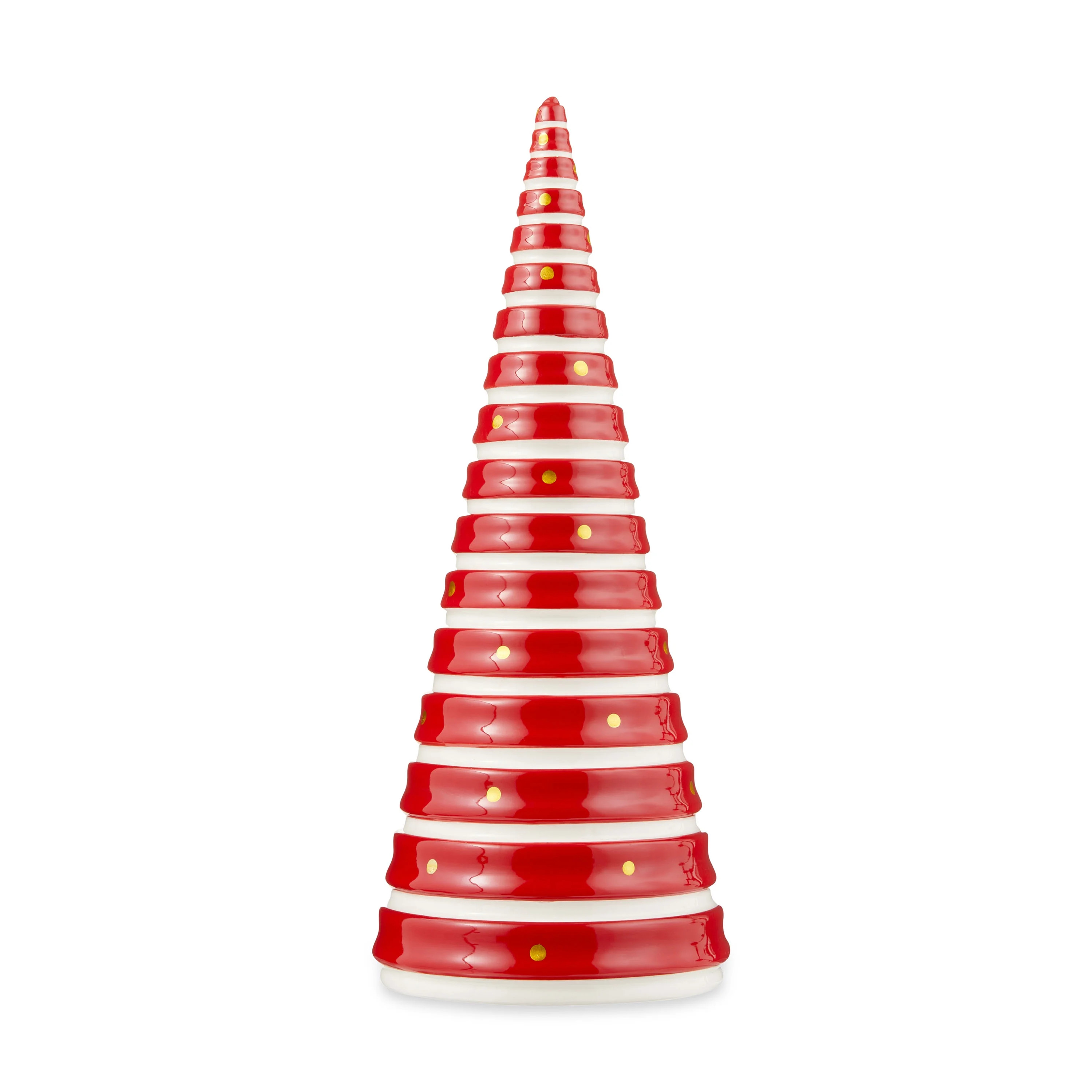 12 in Red Ceramic Tree Décor, Red, by Holiday Time | Walmart (US)