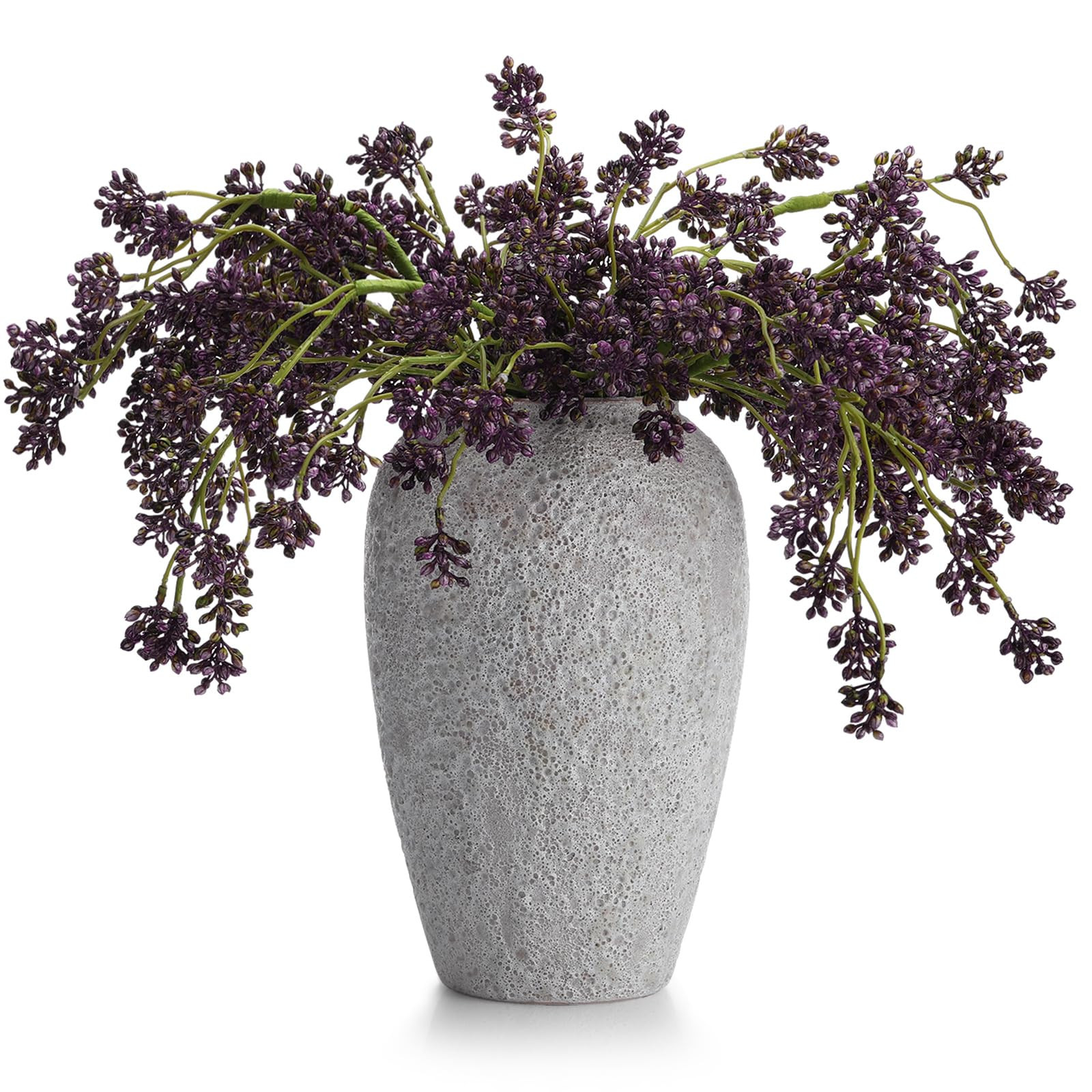 3 Pcs Fall Faux Soft Plum Sedum Berry Stem Arttificial Berry Picks Branches Faux Spray for Home H... | Amazon (US)