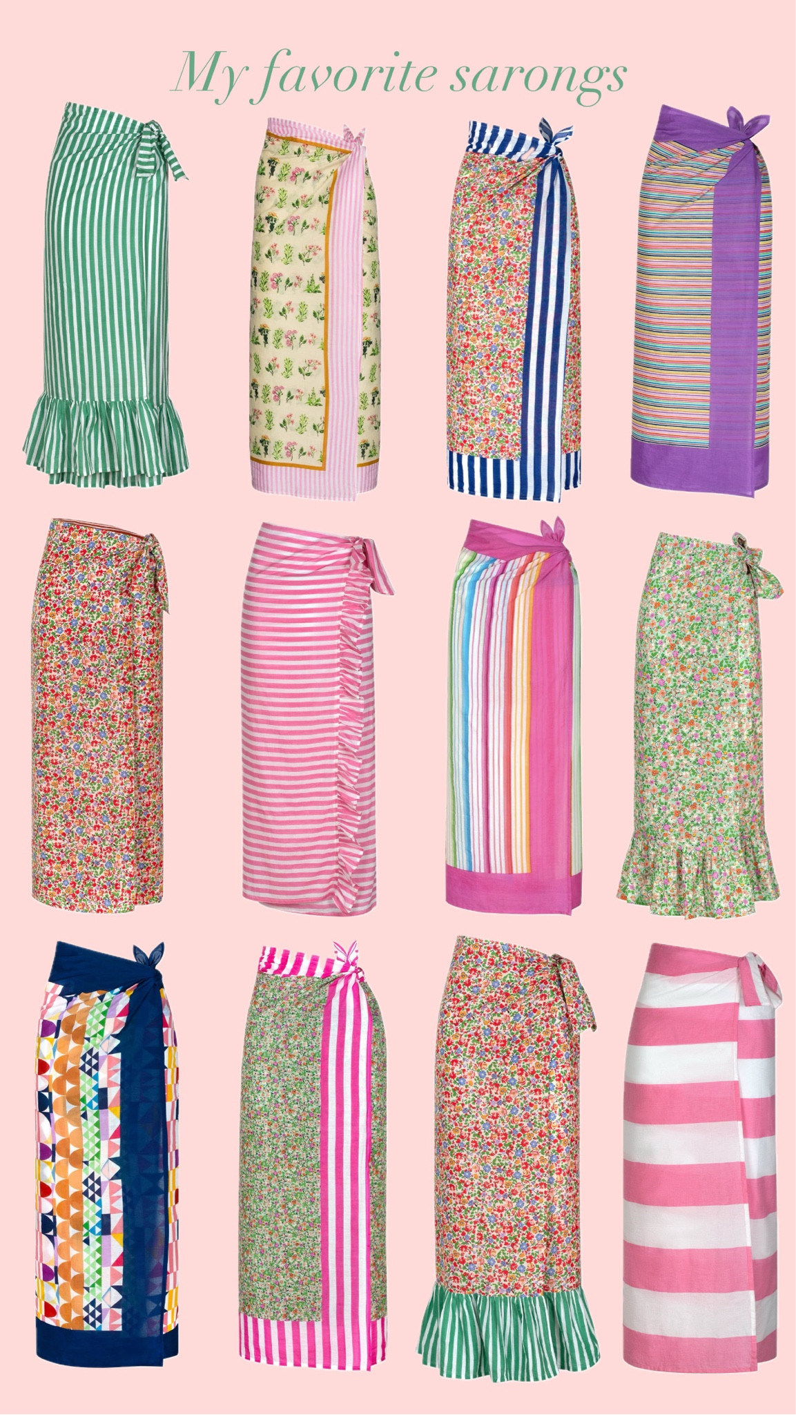 My favorite beach and pool sarongs for summer! 

#LTKtravel #LTKswim #LTKSeasonal