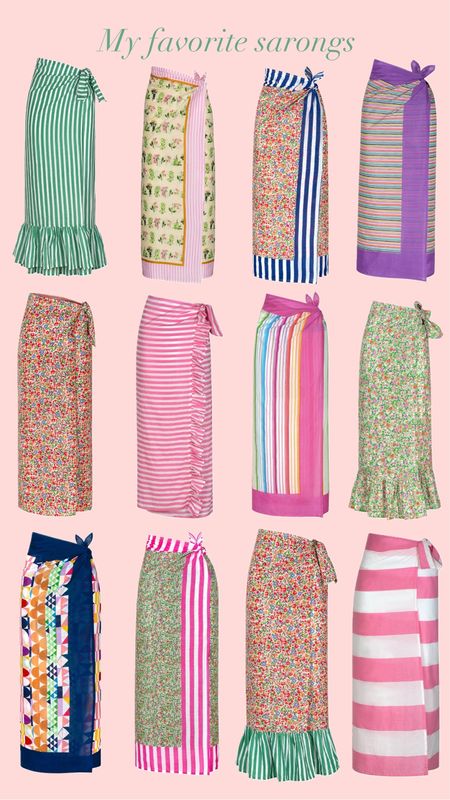 My favorite beach and pool sarongs for summer! 

#LTKtravel #LTKswim #LTKSeasonal