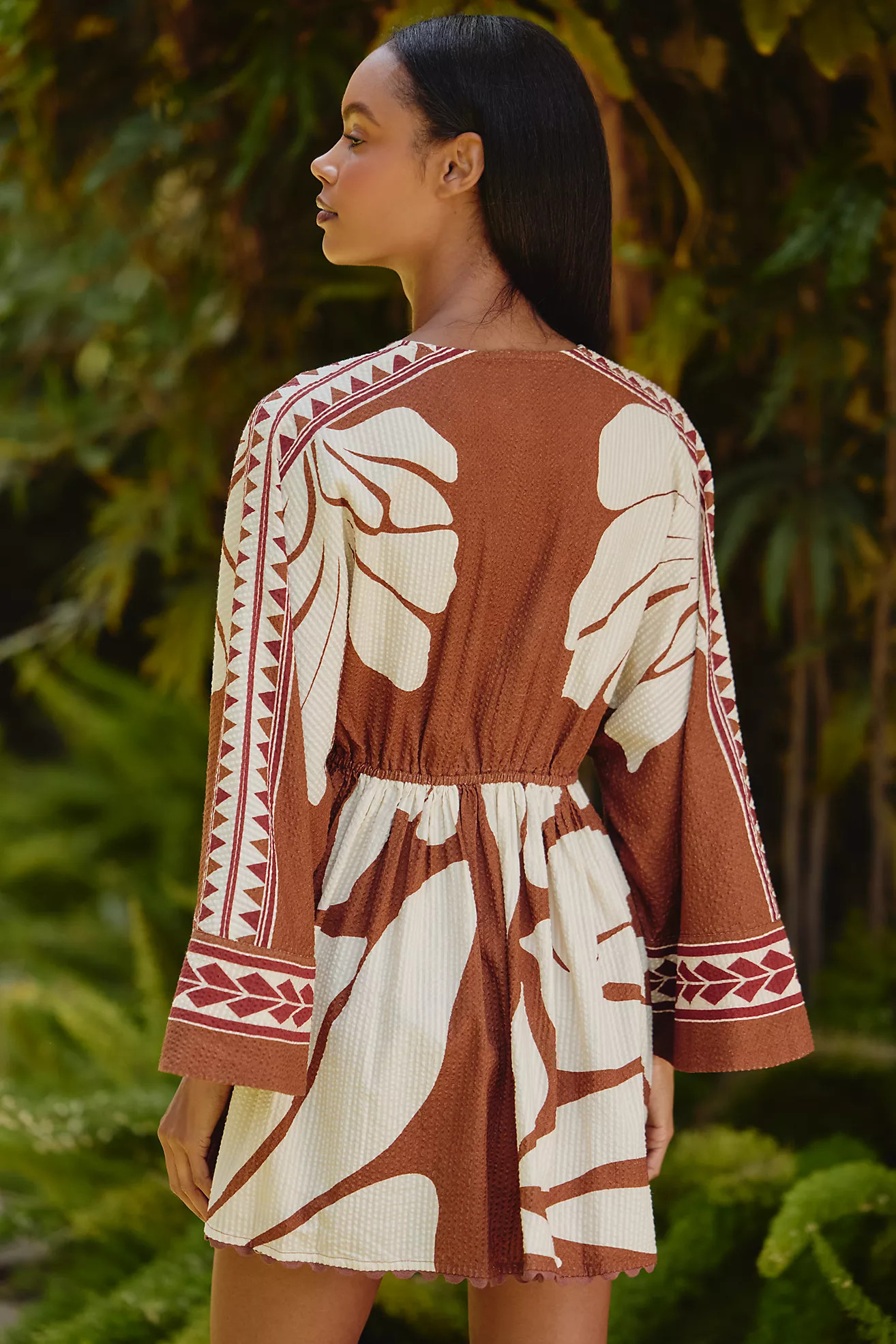 Conditions Apply Ric Rac Printed Kaftan | Anthropologie (US)