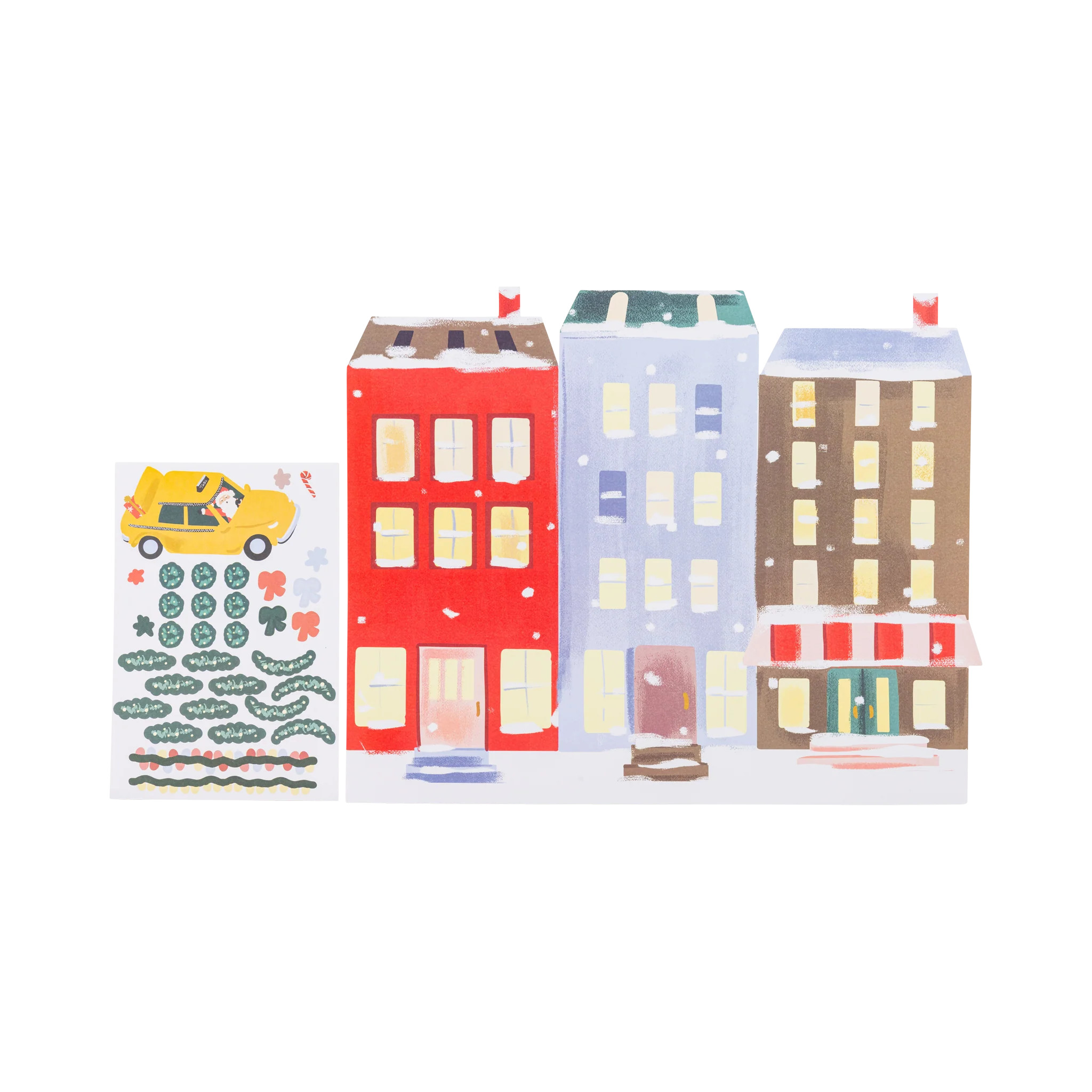 City Sidewalks 13.75" x 17" Paper Placemats with Stickers 12ct | My Mind's Eye