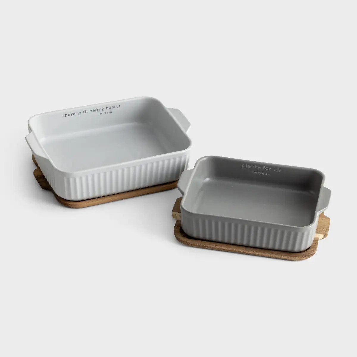 Mary & Martha - Simply Elegant Baking Dish, Set of 2 - Kitchen | DaySpring | DaySpring