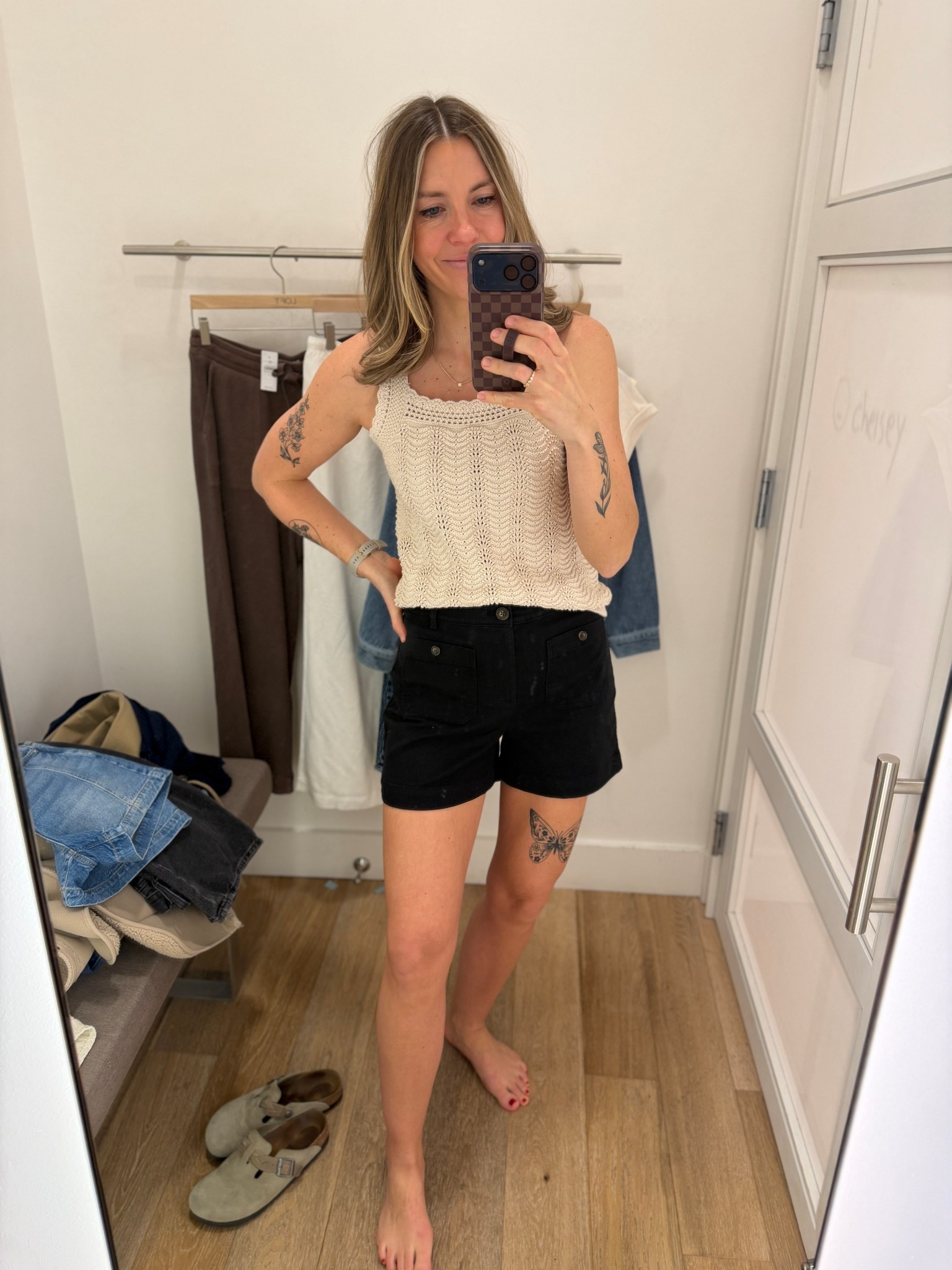 Loving these twill shorts from loft! They are 55% off today and under $30. The inseam is longer so they are the perfect Mom short. Available in 10 colors. I’m wearing a size 2  

#LTKSaleAlert #LTKootd #LTKSeasonal