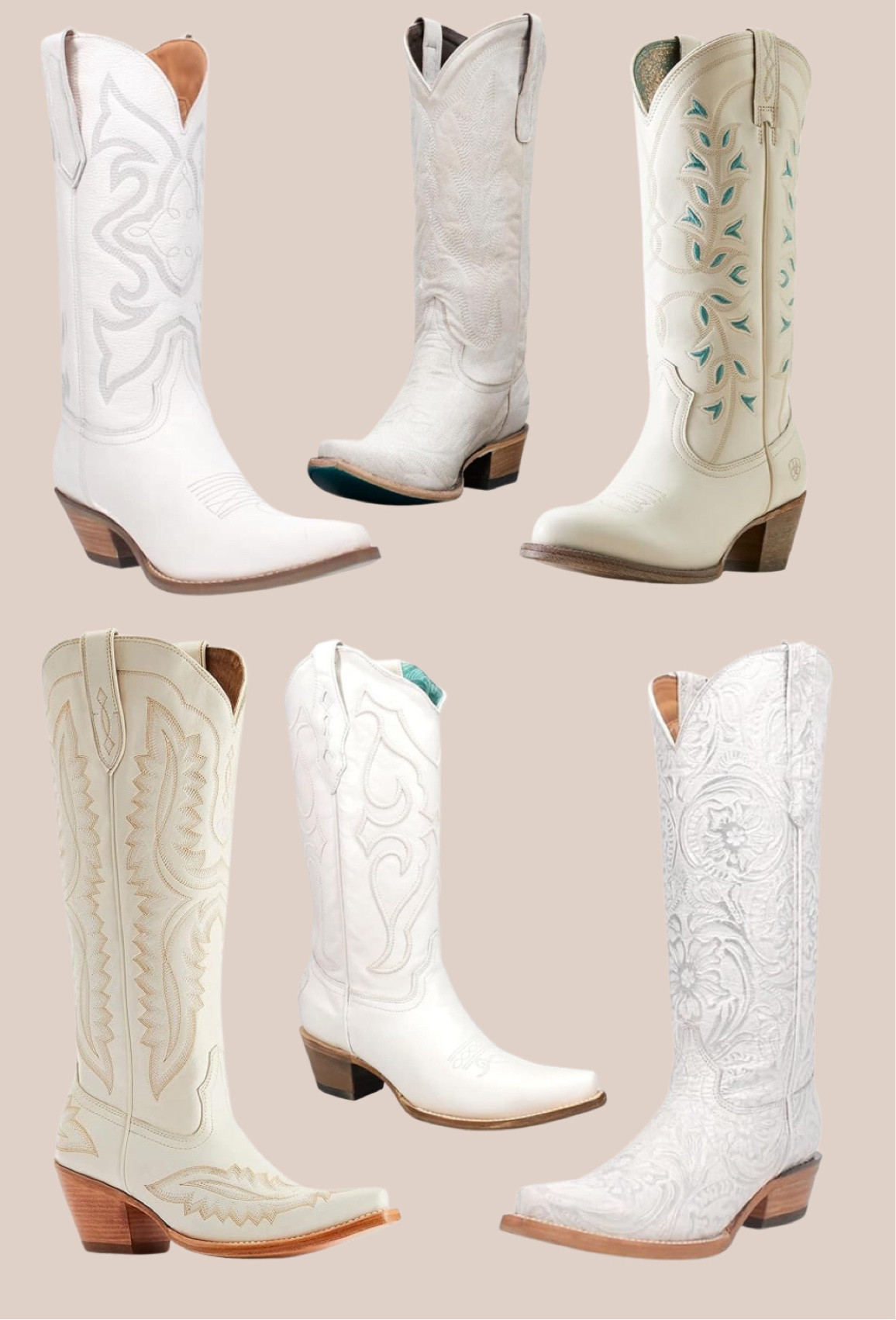 White Cowboy Boots 

#LTKSeasonal #LTKGiftGuide #LTKU