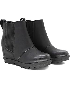 Athlefit Women's Wedge Boots Comfortable Ankle Wedge Booties | Amazon (US)