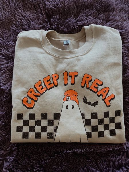 Creep it real sweatshirt women’s Halloween sweatshirt 

#LTKunder50 #LTKSeasonal #LTKunder100