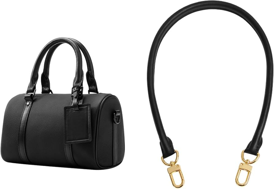 jiesinlov 27.5inches Vachetta Leather Shoulder Rolled Short Strap Replacement,Bags Strap for Soft... | Amazon (US)